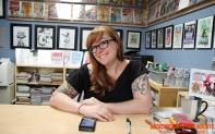 Becky Cloonan at Beach Ball Comics